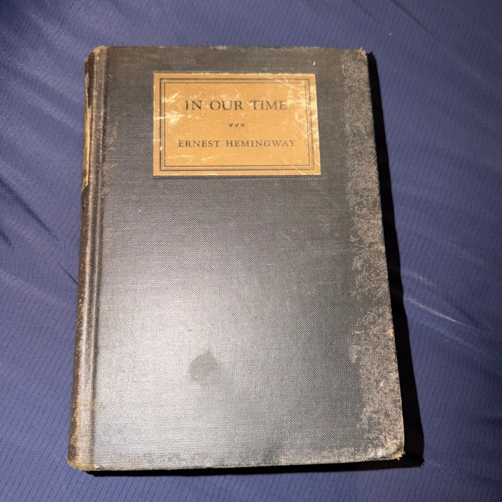 In Our Time Ernest Hemingway 1930 Charles Scribner's Sons Hardcover Ed Wilson